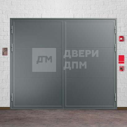 Огнестойкие ворота третьего типа защиты для завода ВПМ-16